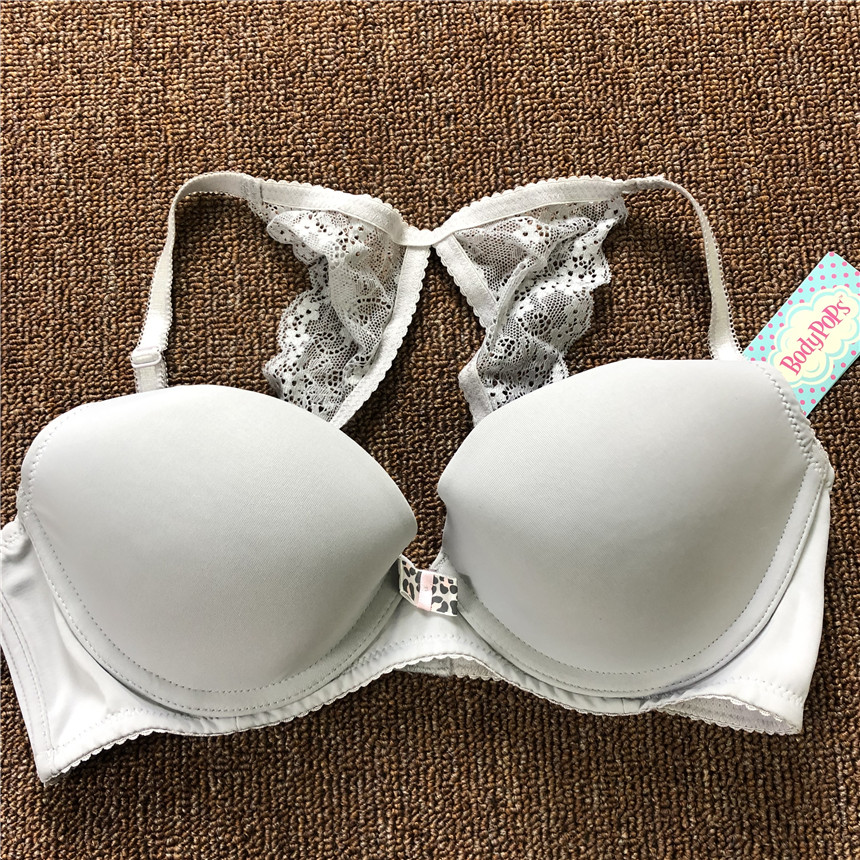 光面美背舒适时尚纯色女士文胸