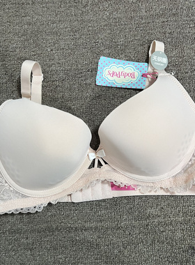 衣恋旗下body pops米色S67有钢圈薄款上托聚拢女士文胸BCBRA35B21