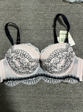 衣恋旗下EBLIN粉红S48刺绣精致女士上托女士文胸ECBR623051