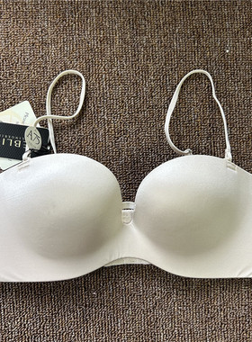 衣恋旗下EBLIN 两色细肩带聚拢光面无痕舒适女士文胸ECBR835N11