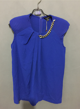 SCOFIELD 专柜正品T17蓝色轻薄典雅 女士上衣 衬衫 SFBA52506S