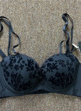 衣恋旗下EBLIN 专柜正品舒适聚拢蕾丝上托女士文胸ECBR84T041