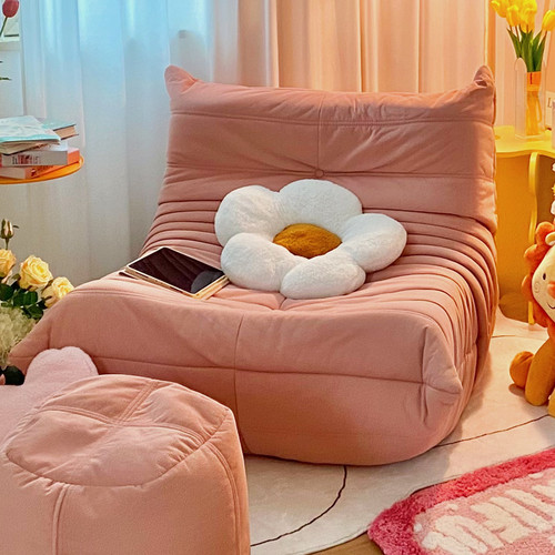 希山高密度海绵毛毛虫沙发