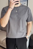 英伦风痞帅圆领满天星短袖T恤夏季男装半袖休闲体恤T90-特P35，男装T恤，电商C308