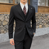 英伦修身男士二粒扣纯色西服新郎伴郎礼服小西装X921-P150，男装西服，电商C308