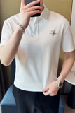 男士休闲polo衫t恤潮流修身翻领半袖polo衫朱红色C10010-P58，男装T恤，电商C308