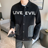 高质量男士针织衫开衫外套韩版潮流修身休闲时尚毛衣MY6-P95，男装针织衫/毛衣，电商C308