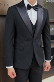 新郎西服套装婚礼伴郎服塔士多礼服男士高级感西装SJT914-P265，男装西服套装，电商C308