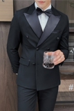 新郎西服套装婚礼伴郎服塔士多礼服男士高级感西装SJT916-P265，男装西服套装，电商C308