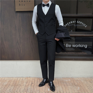 新郎婚礼伴郎服马甲塔士多礼服男士高级感马甲MJ914-P60图片