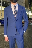 英伦韩版修身男士休闲商务二粒扣西服套装新郎套装LJT889-P230，男装西服套装，电商C308