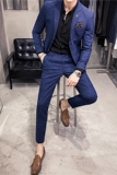 20秋冬款韩版修身竹节暗纹男士二粒扣休闲西服外套X907-P135，男装西服，电商C308
