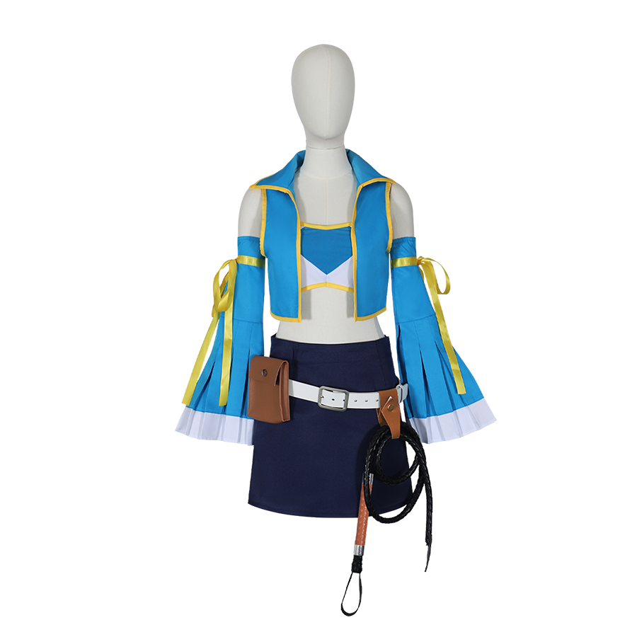 妖精的尾巴cos服 露西 哈特菲利亚cosplay服装全套c服女动漫