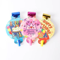 Игрушка, детский свисток, мегафон, 11см, 6 шт