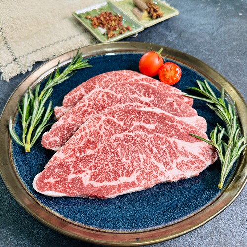 澳洲进口和牛M7-8眼肉盖500g牛肉卷原切雪花牛肉烤肉火锅奶香浓郁