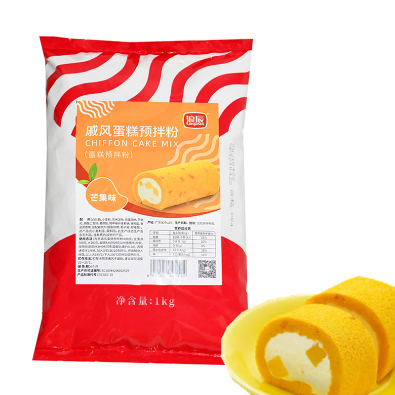 浪辰戚风蛋糕预拌粉芒果味杯子粉图片