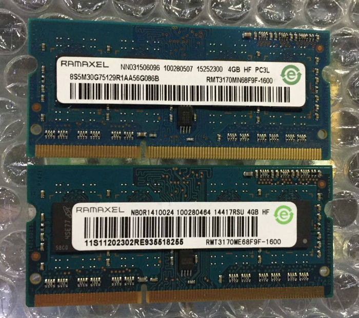 记忆科技 Ramaxel DDR3L 1600 4G 1.35v低压笔记本内存