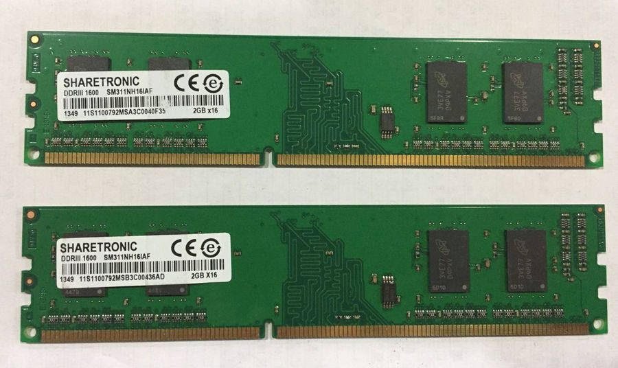 圣创雷克 Sharetronic DDR3 1600 2G 台式机内存
