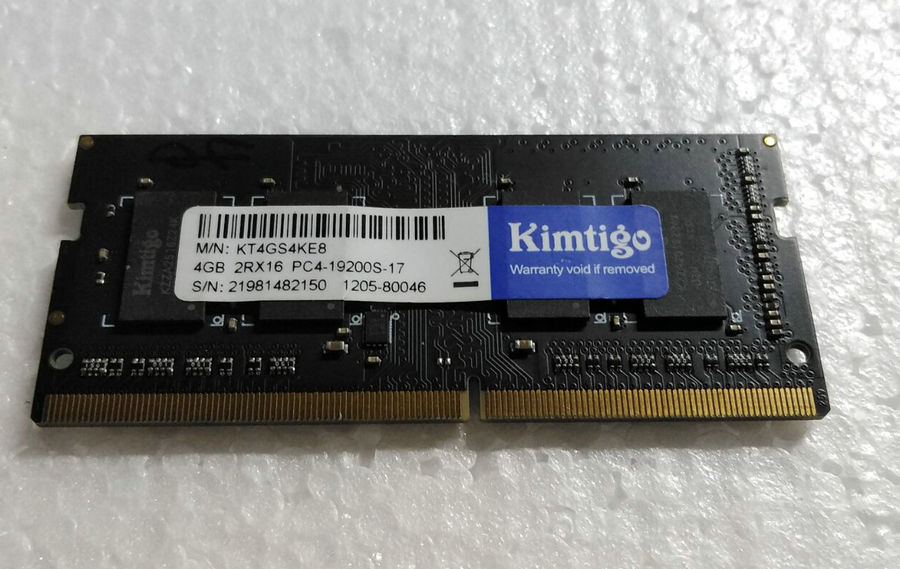 金泰克 DDR4 2400 4G PC4-19200S 笔记本内存