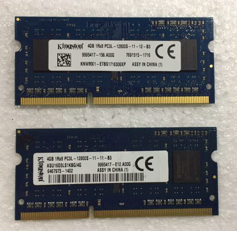 金士顿ddr3l笔记本内存