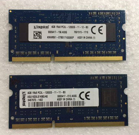 金士顿ddr3l笔记本内存