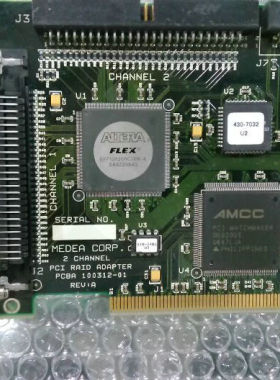 MEDEA CORP 2 Channel PCI RAID ADAPTER 100312-01 工业卡