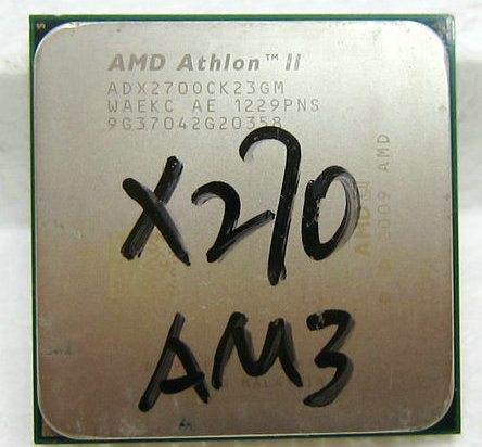 AMD Athlon II X2 270 3.4G ËÙÁúII AM3 Ë«ºĘ̈ʽ»úCPU ÁíÓÐX280