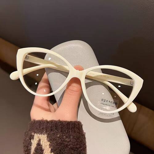 防蓝光老花眼镜女款时尚高清猫眼