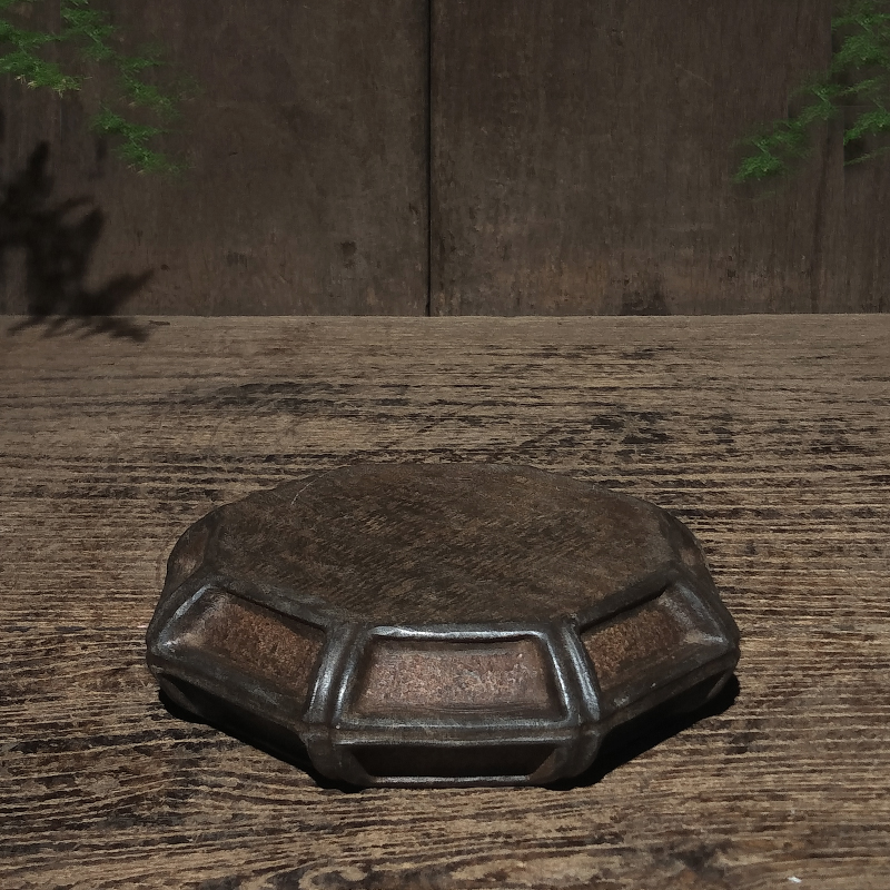 仿古石雕山西青石八宝石鼓中式复古摆件会所陈设装饰文玩收藏包邮