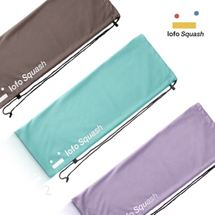 羽毛球壁球袋加厚绒拍套背包羽毛球便携单肩男女球包乐否壁球