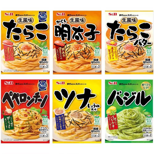 日本进口 本土便利店臻选 S&B 只需拌一拌系列意面酱美味轻负担