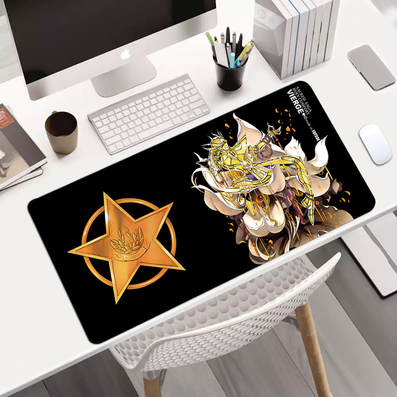 圣斗士星矢 巨蟹座迪斯马斯克 天秤座童虎周边鼠标垫电脑键盘桌垫