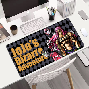 jojo黄金之风 绯红之王 忧郁蓝调 特莉休 周边鼠标垫电脑键盘桌垫