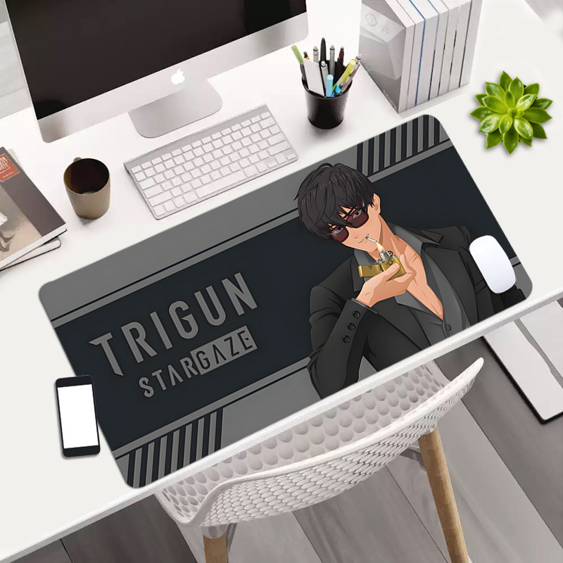 枪神TRIGUN 法修 威席 尼古拉斯 二次元大鼠标垫电脑键盘桌垫