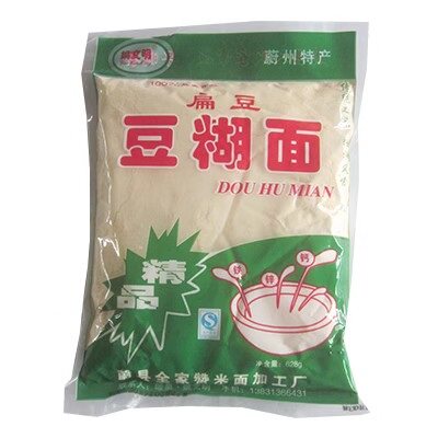 糊糊面无蔗糖姚文明豆糊面纯豆面