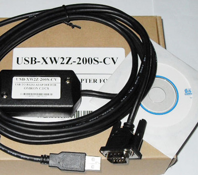 适用欧姆龙CQM1H/CPM2C/CJ1M/CJ2M/CPM2AH编程线USB-XW2Z-200S-CV