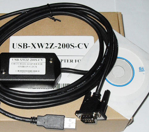 适用欧姆龙CQM1H/CPM2C/CJ1M/CJ2M/CPM2AH编程线USB-XW2Z-200S-CV