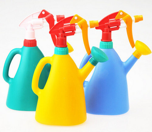 振兴PT007塑料两用喷壶900ML多用园艺喷雾瓶浇花洒水壶