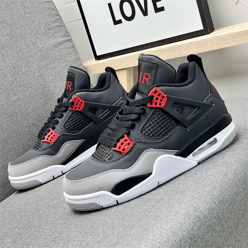 aj4男鞋旗舰店小白水泥运动厚底篮球高帮板鞋莆田春季2026新款潮,流行男鞋,时尚休闲鞋,淘宝优惠券,粉丝福利购,淘宝优惠卷