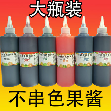大瓶绘画果酱画酒店专用果酱套装模具摆盘装饰画盘式工具厨师点缀