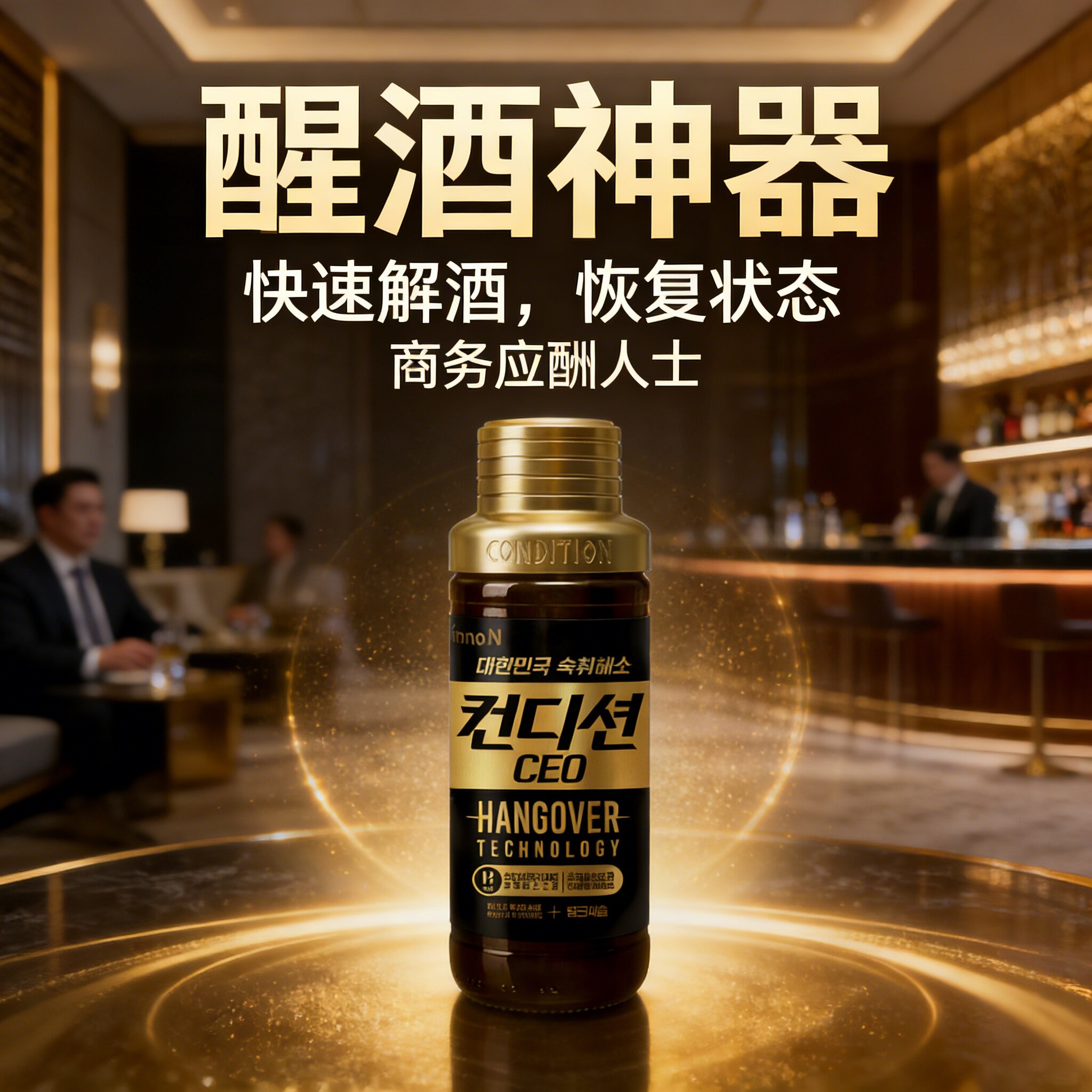 韩国原装解酒饮料肯迪醒CEO醒酒枳具子应酬缓解宿醉解酒神器150ml