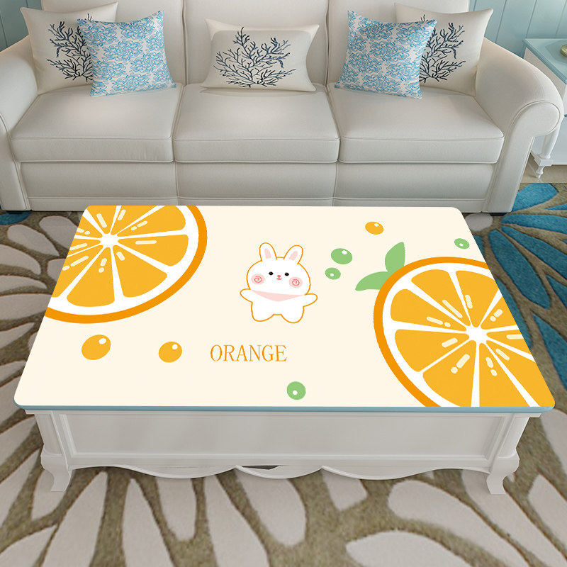 茶几桌布防水防油免洗餐桌布长方形书桌面垫pvc茶几桌子垫台布