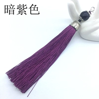 Темно-фиолетовая кисточка с застежкой-карабином 3600