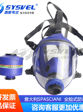 意大利 Spasciani TR-2002套装 防有机气体防毒面具