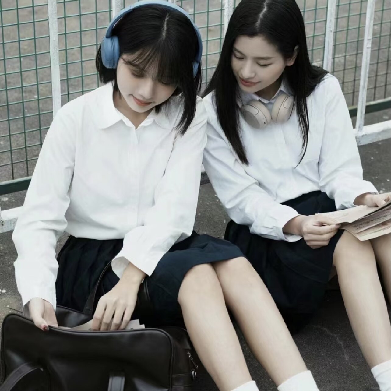 JK韩版内搭打底白衬衫女新款设计感小众长袖潮打底学生学院风上衣