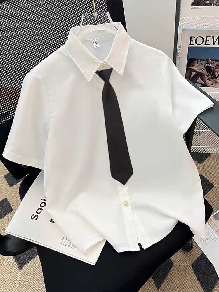 校服夏季百搭短袖新款jk宽松