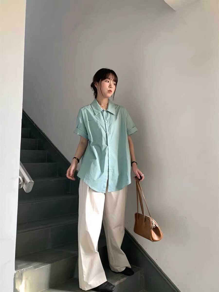 上衣舒适显瘦新款夏季港味宽松