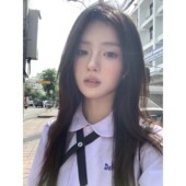 校服上衣班服毕业季 JK衬衫 白色衬衣泰式 学院风短袖 女制服泰国夏季