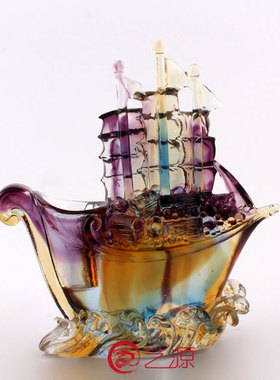 琉璃满载而归随手礼送客户摆件