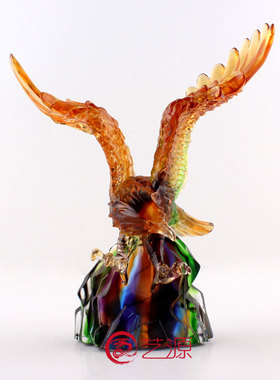 琉璃商务鹏程万里升迁开业工艺品